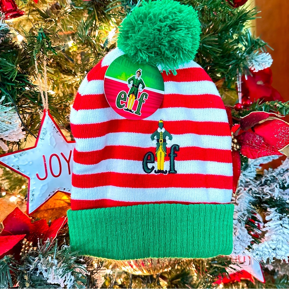 Elf Red/White Christmas Hat